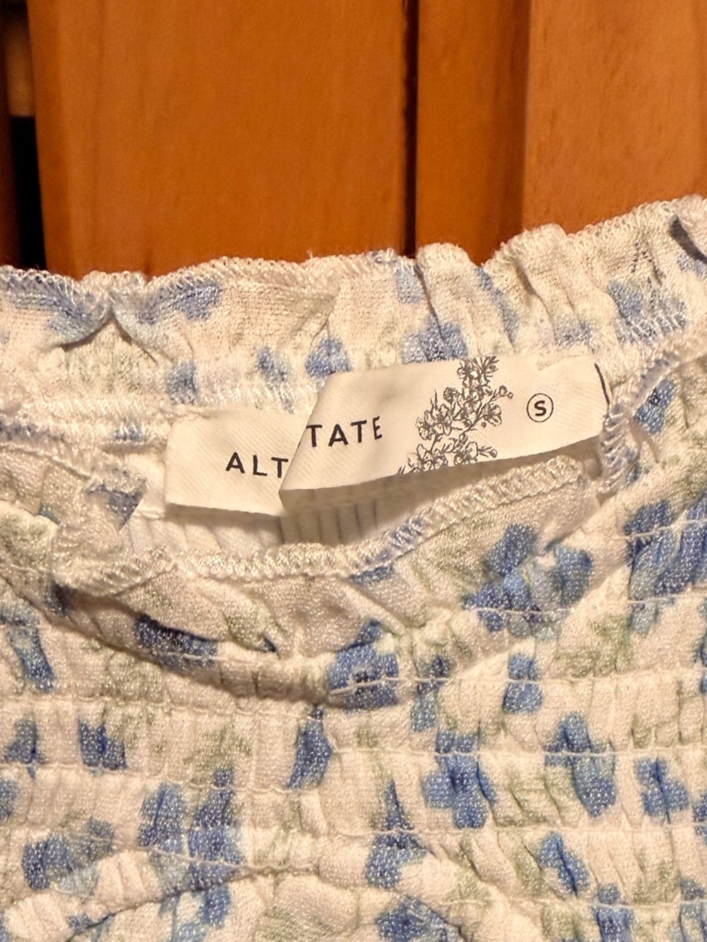 Altar’d State Blue Floral Dress - Picture 2 of 2